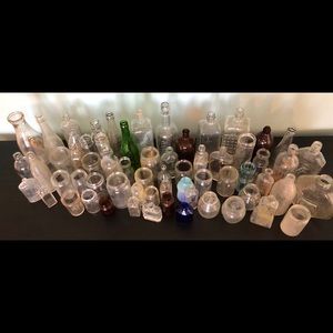 Vintage, Rustic bottles dating back to the 1890’s.